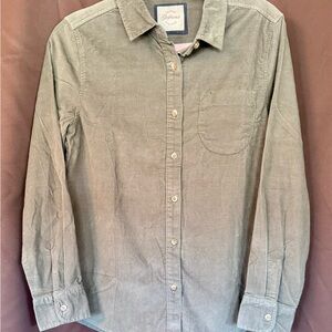 NWT* JACHS Girlfriend’s Casual Corduroy Button-Down Shirt